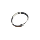 Rubber/Stainless Steel Fish Bangle (Brown)