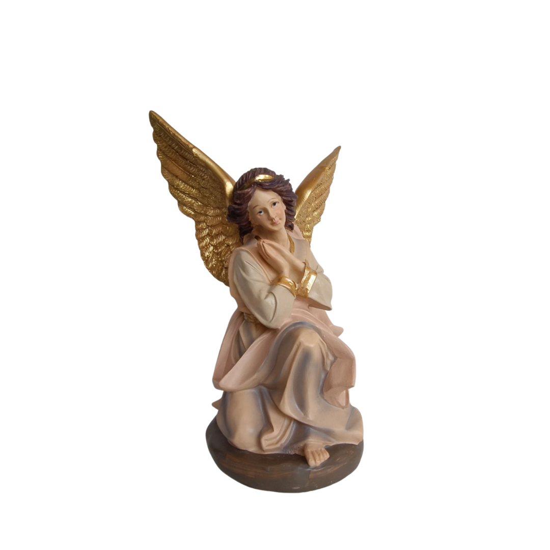 Christmas Polystone Nativity Crib Set 12"
