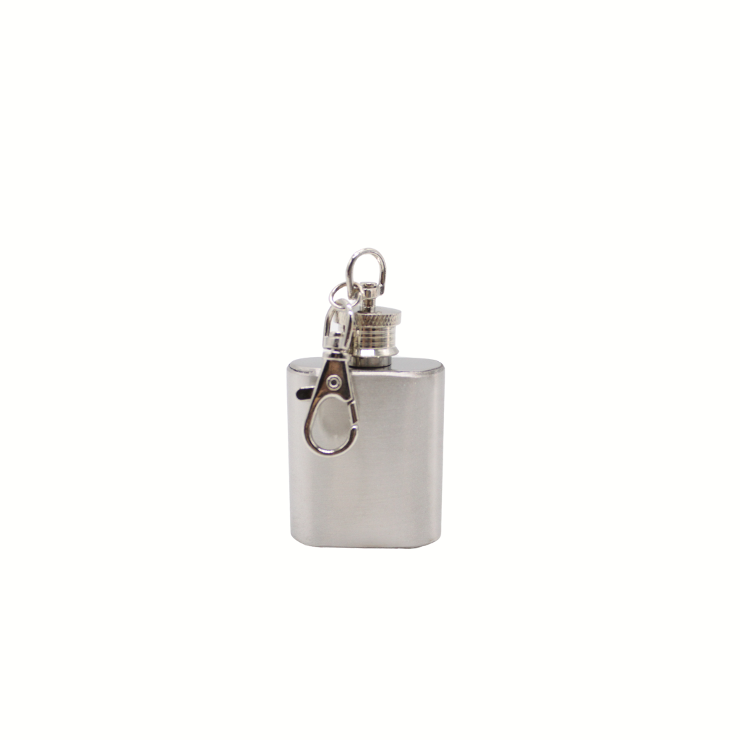 Stainless Steel Holy water Bottle keychain