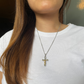 Stainless Steel Crucifix/Chain (Gold Corpus)