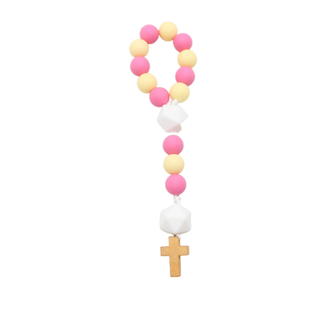 Silicone Baby Rosary - One Decade