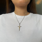 Stainless Steel Crucifix/Chain - Gold plated