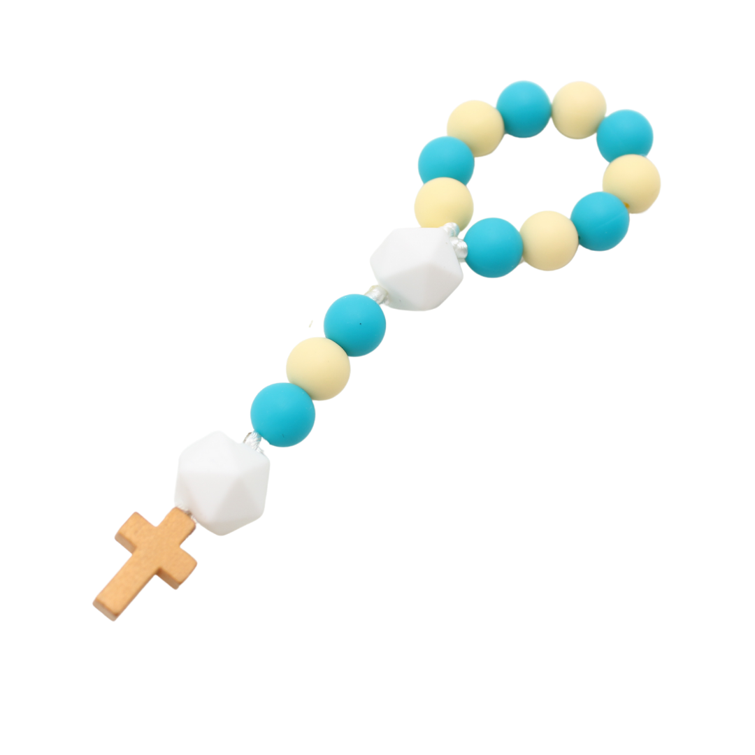 Silicone Baby Rosary - One Decade