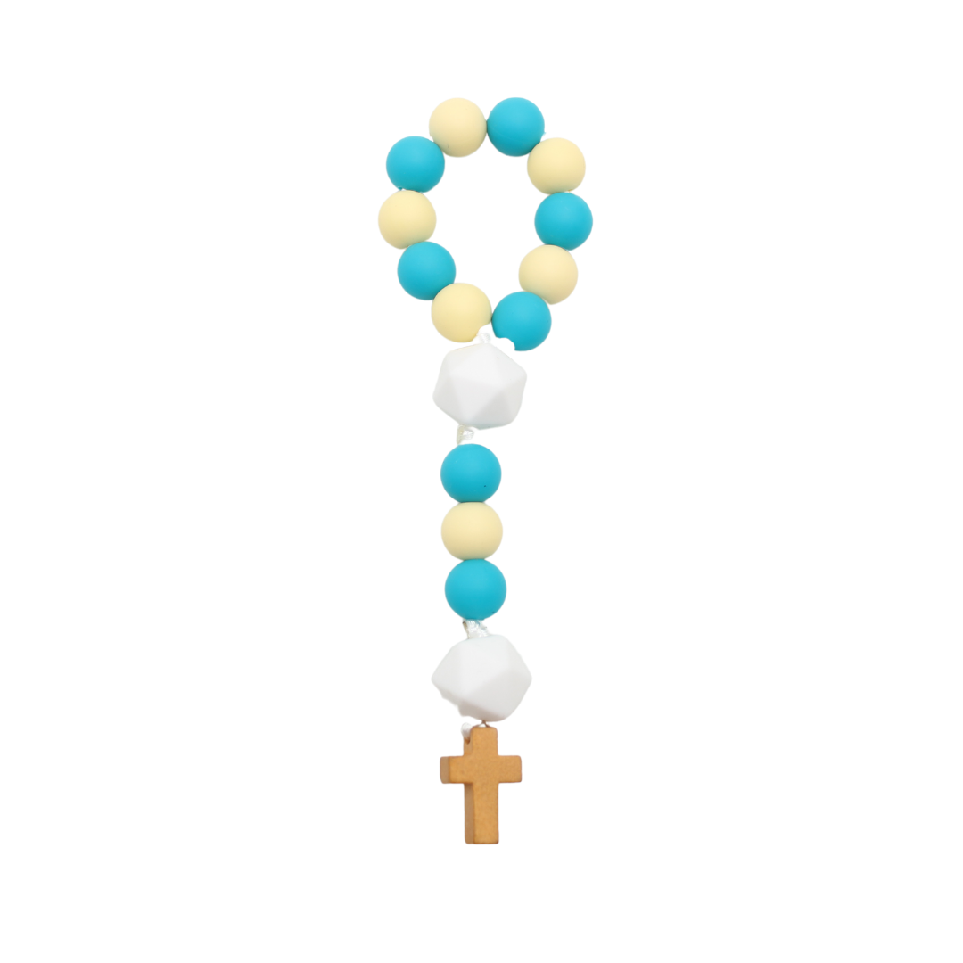 Silicone Baby Rosary - One Decade