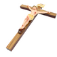 Wood Resin Wall Crucifix - 44cm