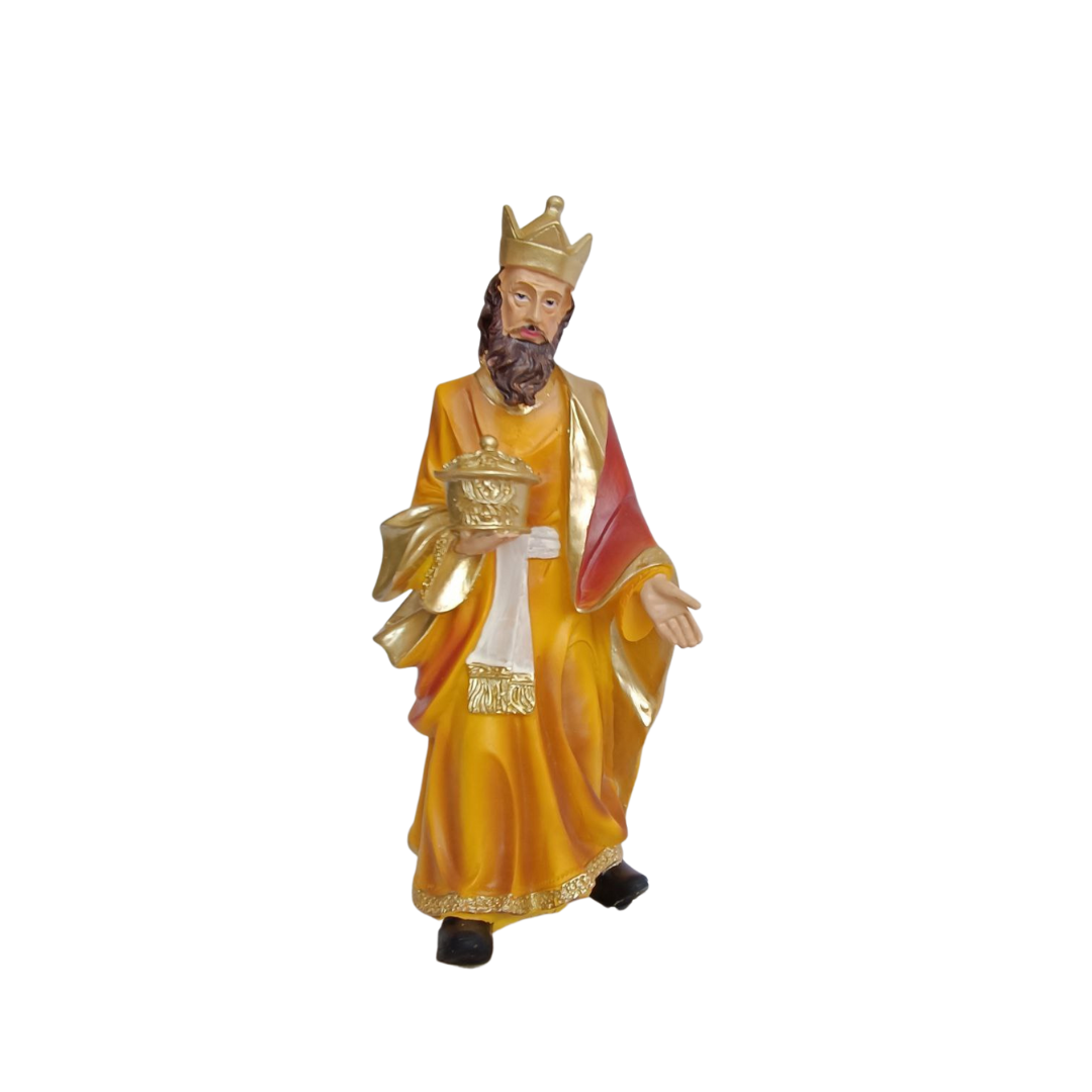 Christmas Polystone Nativity Crib Set 12"