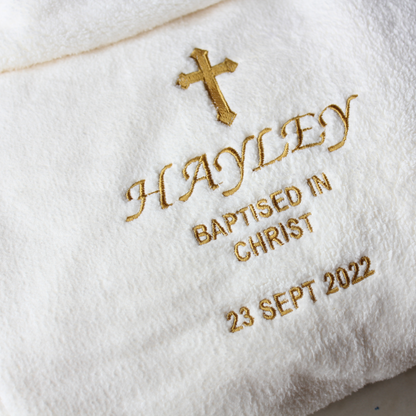 [PRE-ORDER] Child/Baby Blanket - Baptised in Christ/Child of God (Personalisation Available)
