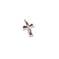 Stainless Steel  Crucifix - Chunky Brown