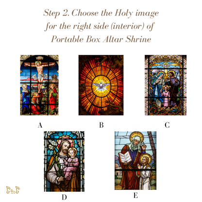 Customised Portable Box Altar Shrine 18.5cm (Personalisation Available)