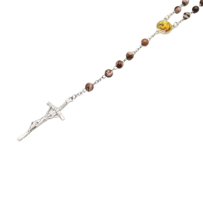 Unakite 6mm Stone Rosary