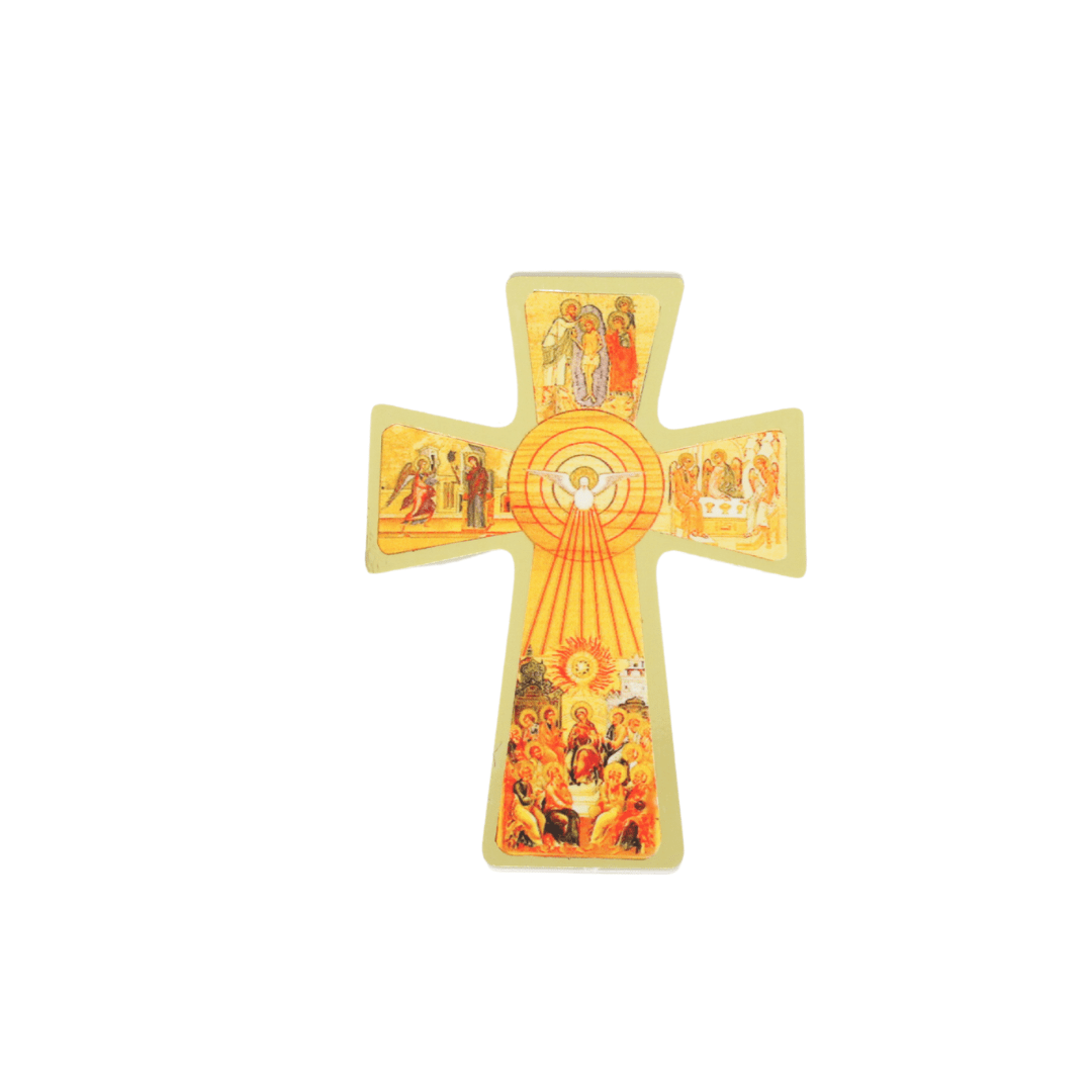 Acrylic Holy Spirit Cross- 16cm