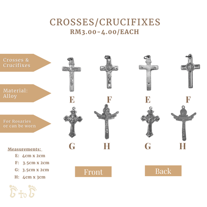 Alloy Crucifixes