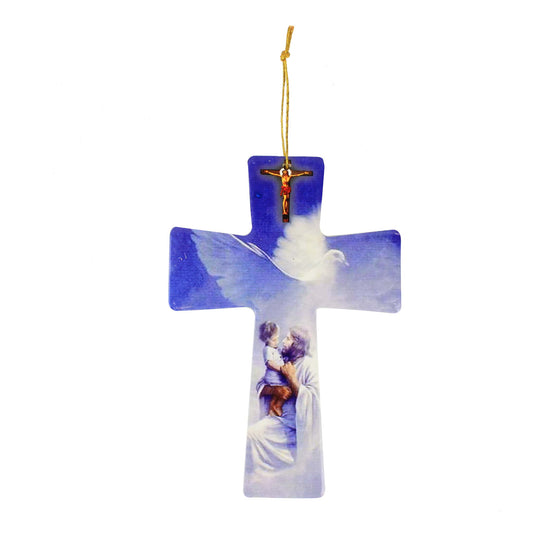 Ceramic Baptism/Holy Communion Cross - 17cm