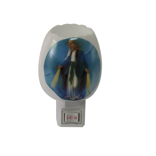 Ceramic Nightlight with Holy Images