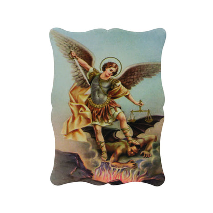Ceramic Wall/Table Plaque of St. Michael The Archangel