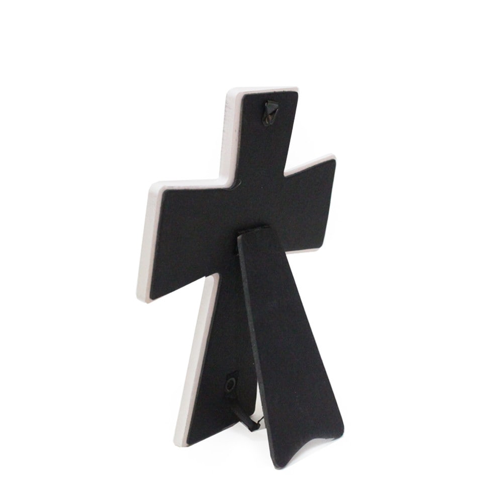 Ceramic Wall/Table Cross - Believe