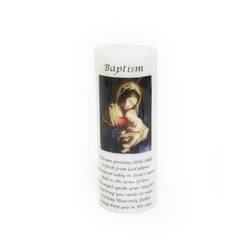 Children Baptism Candle  13cm