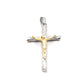 Stainless Steel Crucifix/Chain - Gold plated