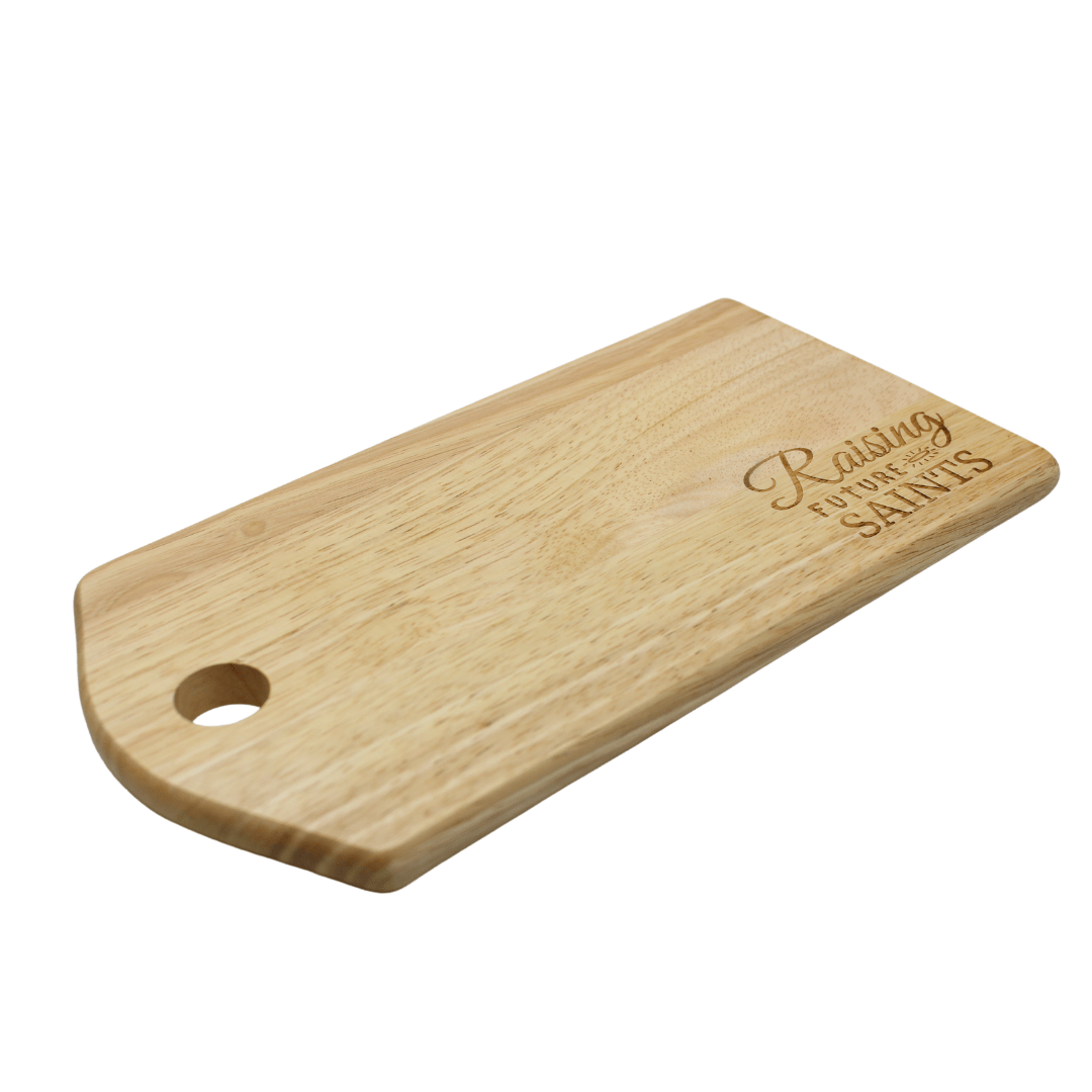 Engraved Wooden Serving Board for Mothers & Fathers