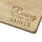 Engraved Wooden Serving Board for Mothers & Fathers