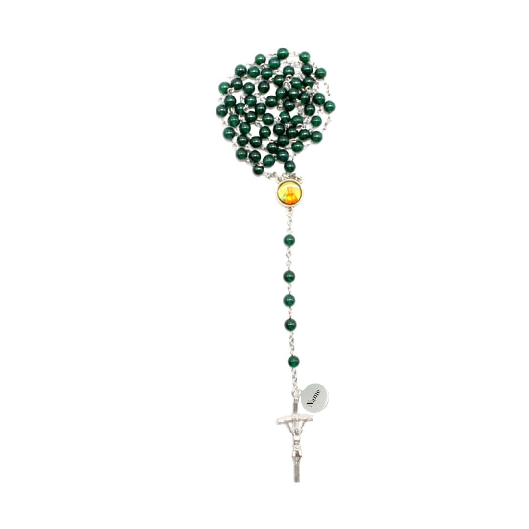 Natural Stone Rosary - 21 Stone Designs Available (Personalisation Available)