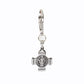 Stainless Steel St Benedict Keychain/Bag Charm