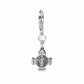 Stainless Steel St Benedict Keychain/Bag Charm