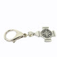 Stainless Steel St Benedict Keychain/Bag Charm
