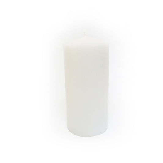 Block Candle, White - 7.5/13cm/15cm/20cm