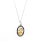Stainless Steel St Joseph Medal/Chain set- 1.5cm (Gold plated/Silver)