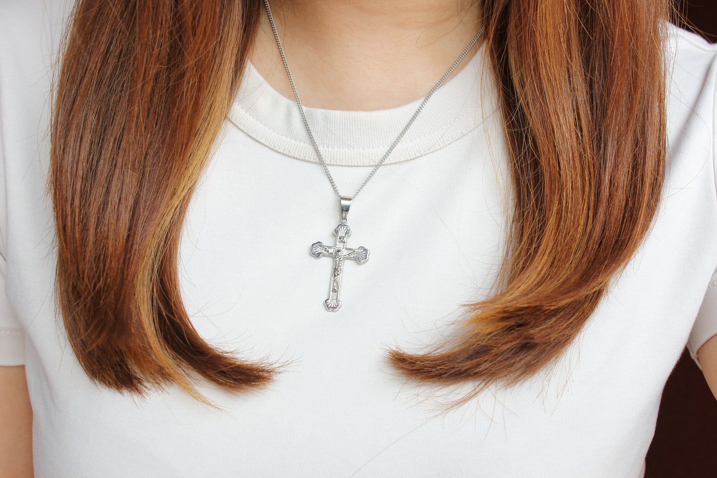 Stainless Steel Crucifix/Chain