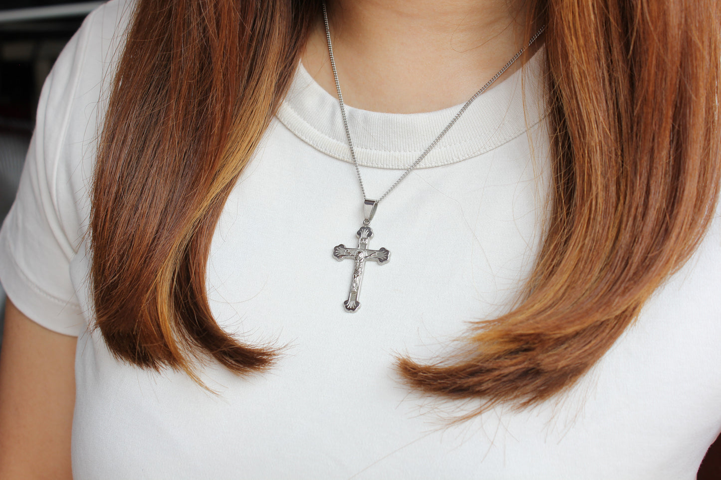 Stainless Steel Crucifix/Chain
