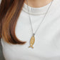 Stainless Steel "Jesus" Fish Pendant/Chain set - 2.5cm/4cm (gold plated)