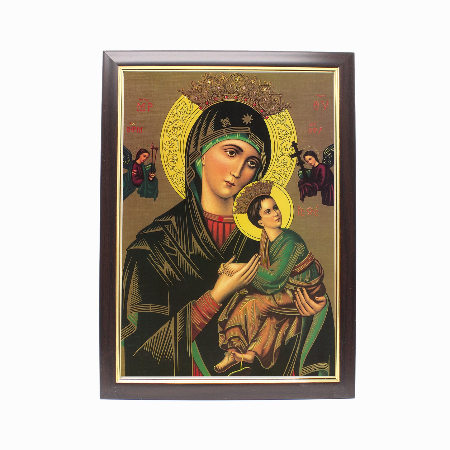 Wood Framed Picture - Mother of Perpetual Help