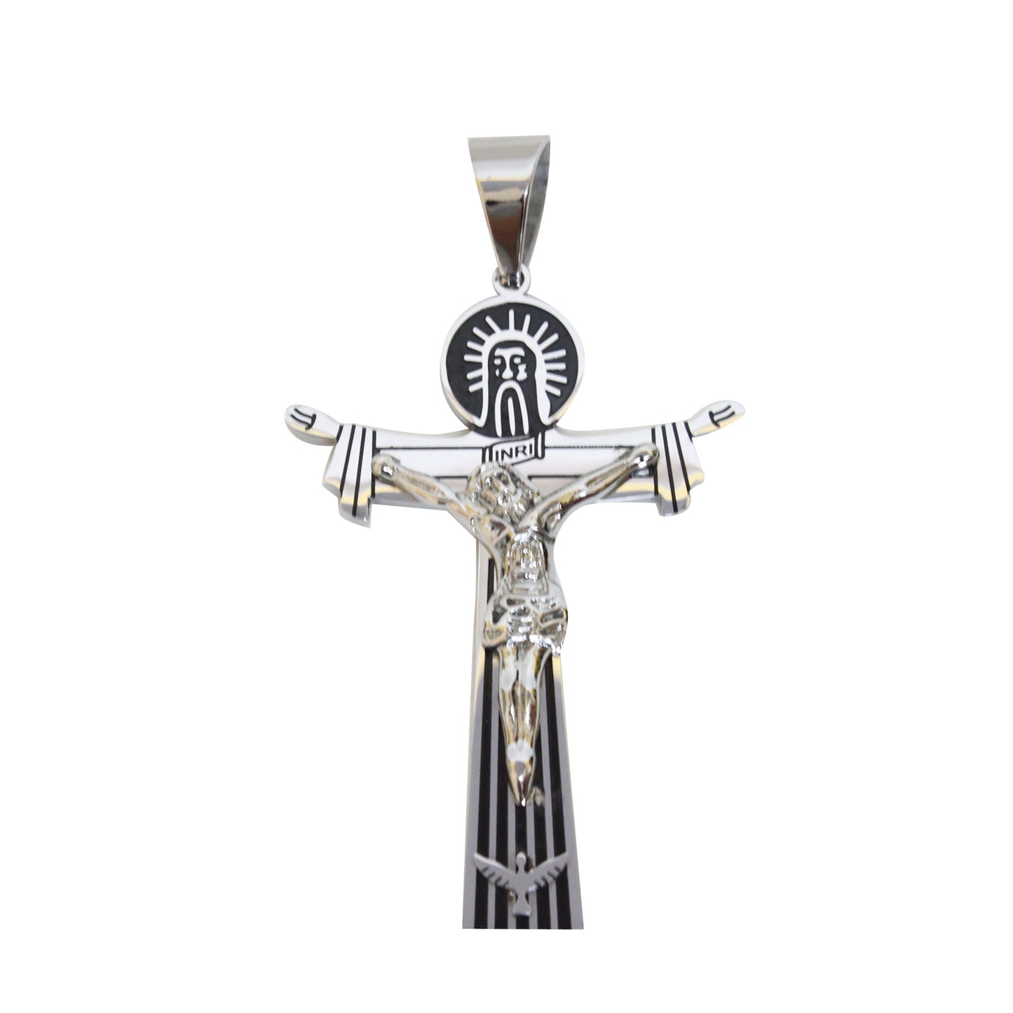 Stainless Steel Trinity Crucifix