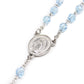 Swarovski Crystal Rosary - Blue (Personalisation Available)