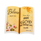 Stone Bible Plaque -  Faith, All things are possible to those who believe/Believe, With God all things are possible (Personalisation Available)