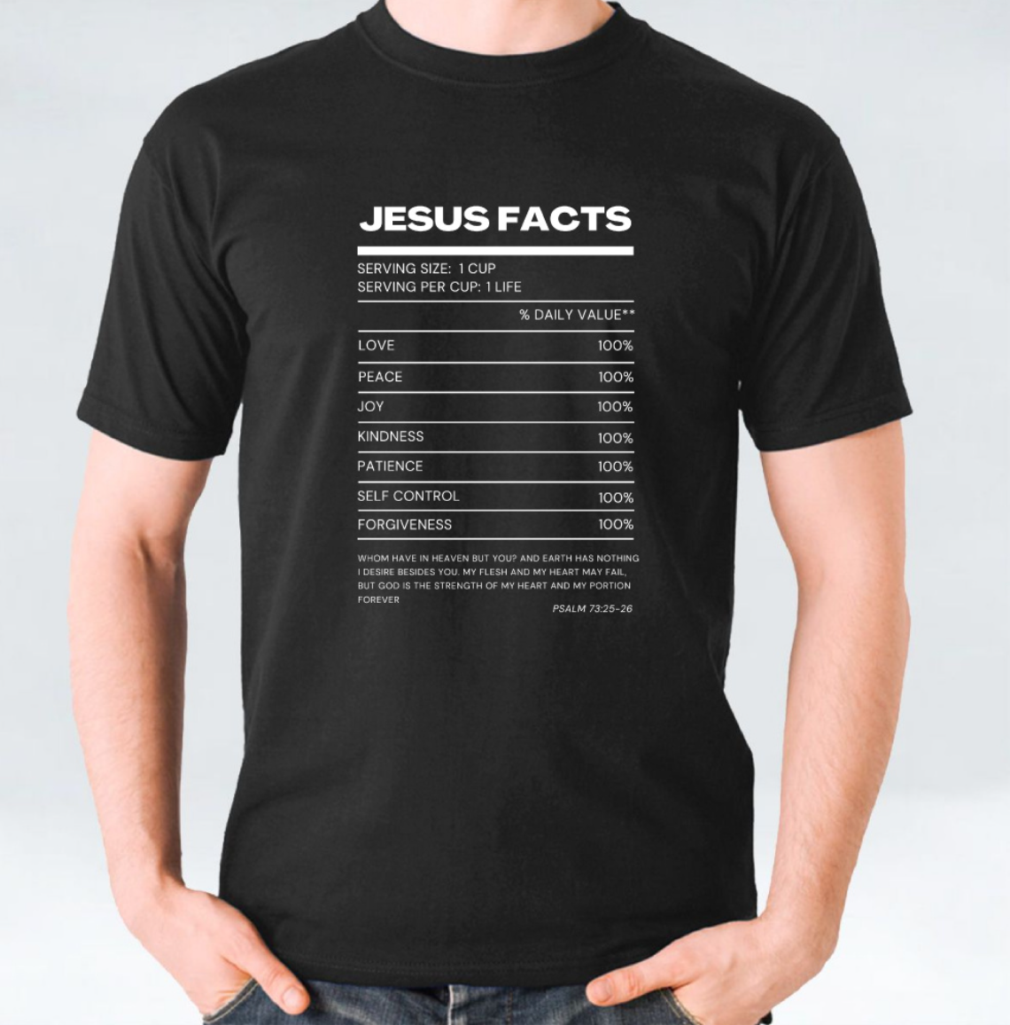 Jesus Facts Unisex T-shirt - White/Black/Grey/Sand/Navy/Maroon