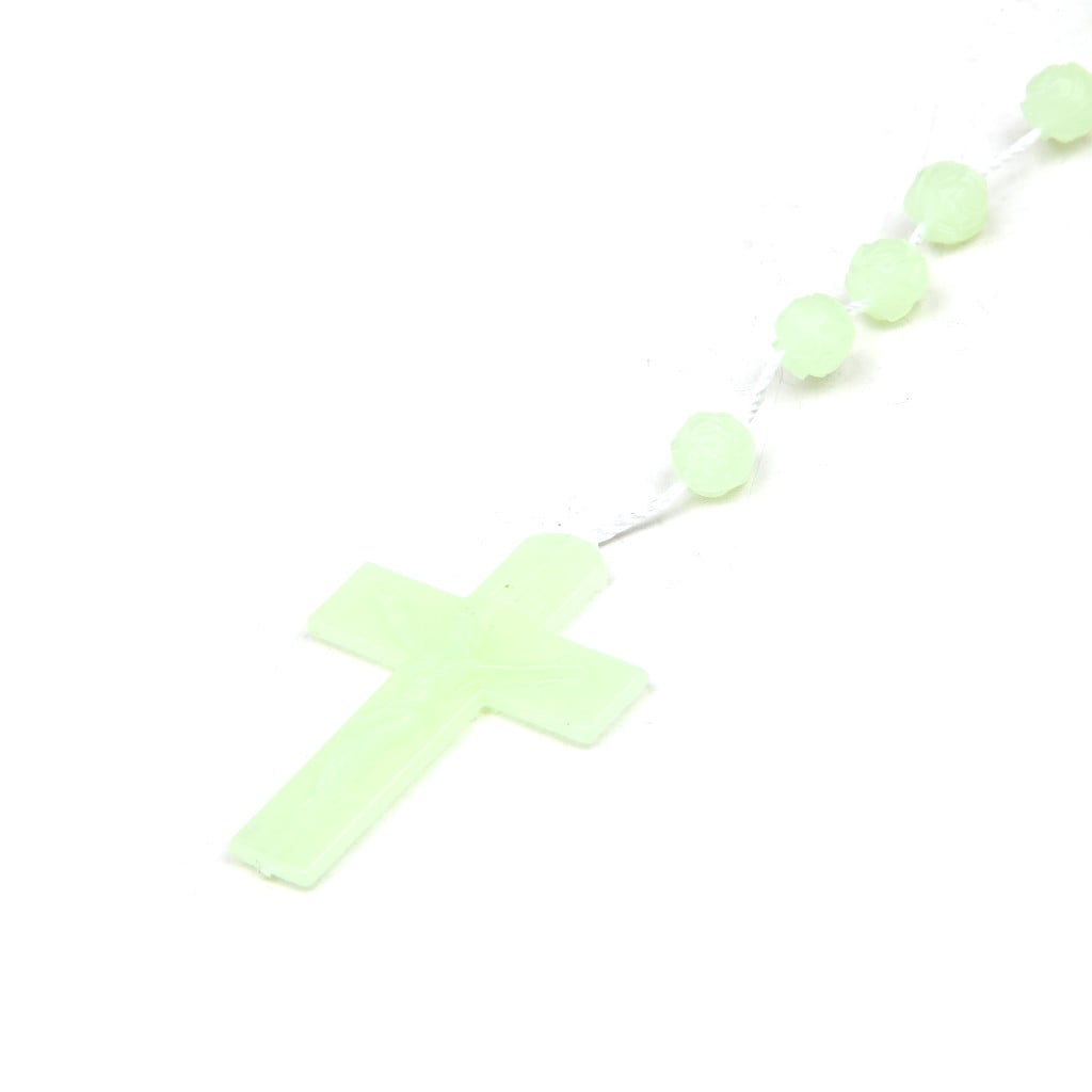 Luminous Rose/Round Bead Rosary