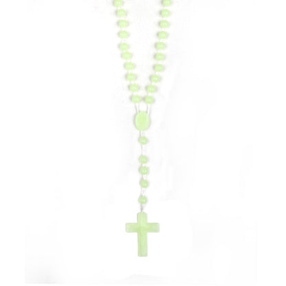 Luminous Rose/Round Bead Rosary
