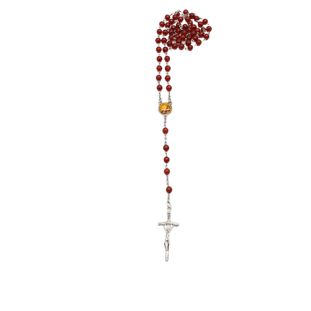 Natural Stone Rosary - 21 Stone Designs Available (Personalisation Available)