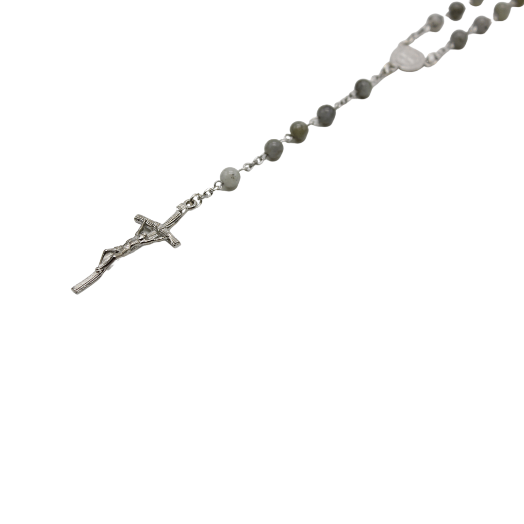 Natural Stone Rosary - 21 Stone Designs Available (Personalisation Available)