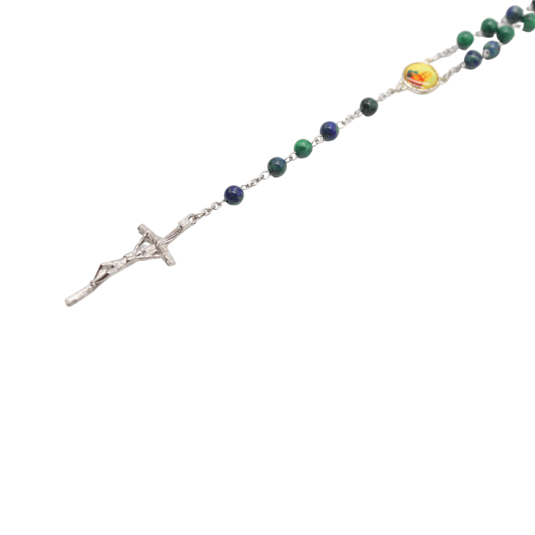Natural Stone Rosary - 21 Stone Designs Available (Personalisation Available)