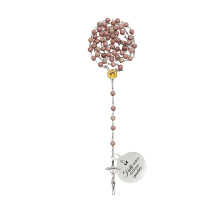 Unakite 6mm Stone Rosary