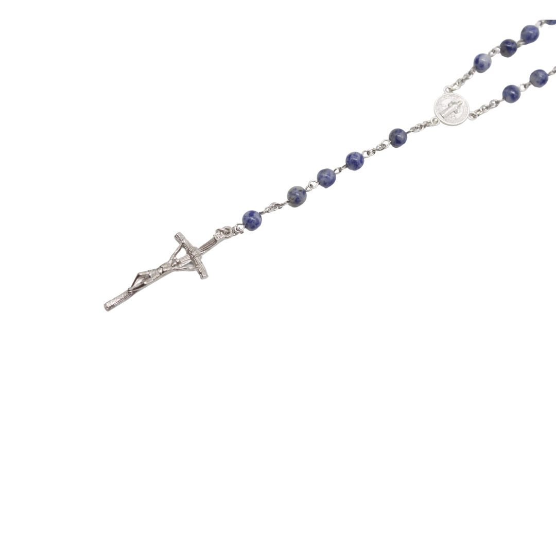 Natural Stone Rosary - 21 Stone Designs Available (Personalisation Available)