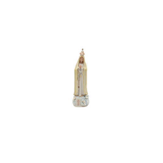 Our Lady of Fatima Ceramic Statue - 17cm