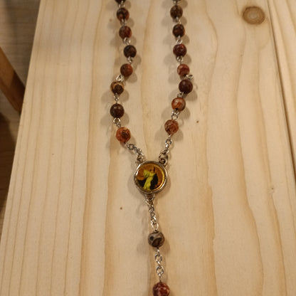Unakite 6mm Stone Rosary