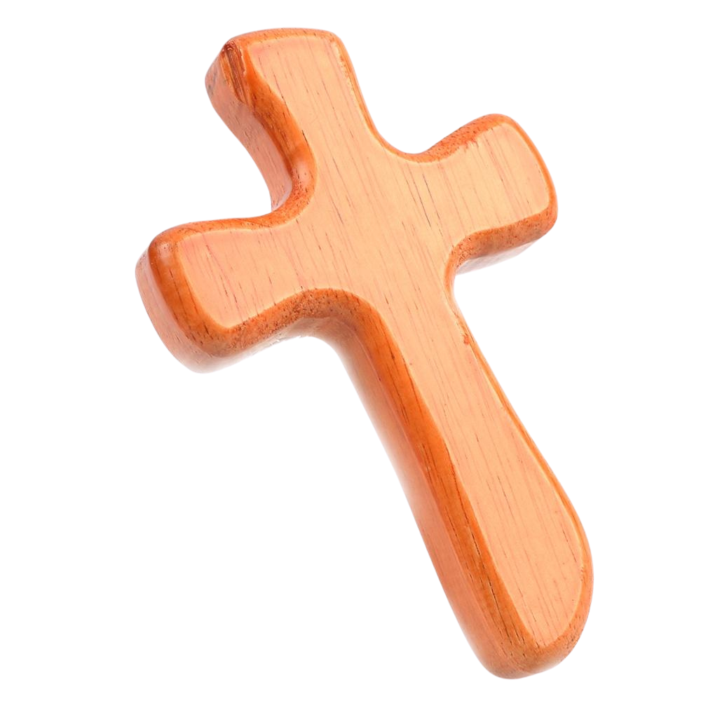 Wood Comfort Cross - 12cm (Personalisation Available)