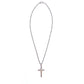 Stainless Steel St Benedict Crucifix/Chain - gold corpus