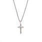 Stainless Steel St Benedict Crucifix/Chain - gold corpus